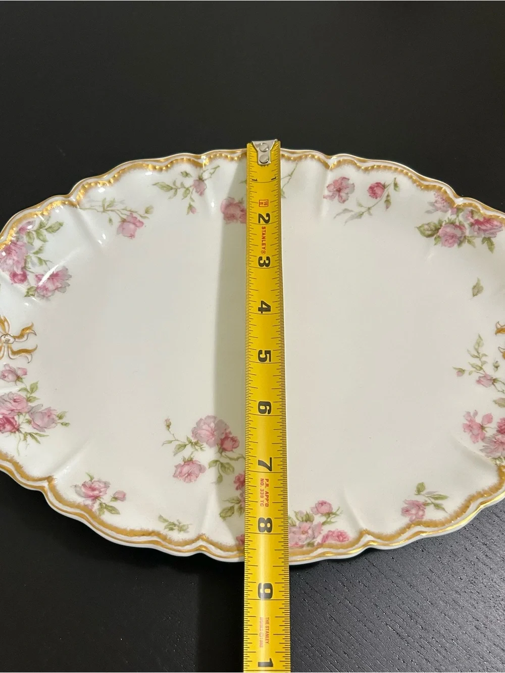 🔻🔻🔻sale Antique Haviland & Co. Limoges 12” Double Gold Oval Serving Platter